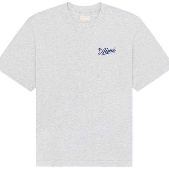 Aimé Leon Dore Cycling Logo Tee 'Silver Mix' S - Picture 2 of 5